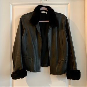 Nigel Preston Leather & Fur Jacket